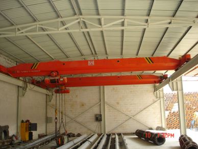 Trådløs fjernkontroll Single Girder Overhead Crane