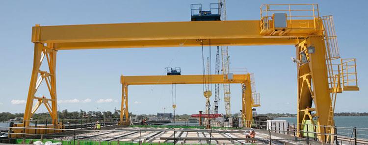 dBox Type Dobbelt Girder Elektrisk Vogn Gantry Crane, 10T, 20T, 50T, med CE, SGS, ISO-sertifisert Box Type Double Girder Electric Trolley Gantry Crane,10T,20T,50T,with CE,SGS,ISO Certified