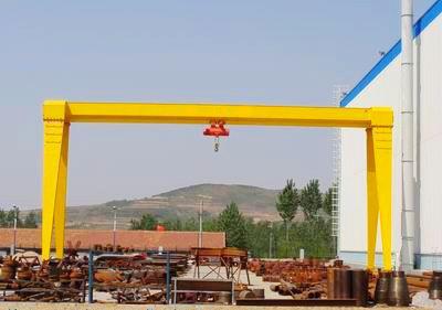 10 TON Elektrisk Hoist Type Single Beam Gantry Crane