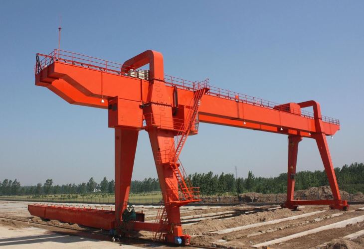 Automatisk 80T 10T Double Girder Gantry Crane