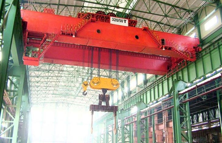 Stålmølle Heavy Duty 75 / 20ton Overhead Casting Ladle Crane